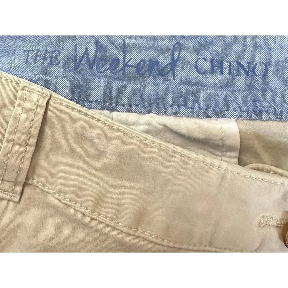 Talbots The Weekend Chino Pant Beige Khaki Petite Size 16P